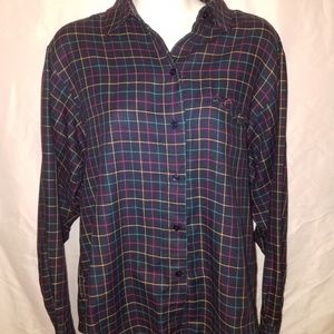 Ladie's Vintage Shirtstop Blouse Size 12 Medium